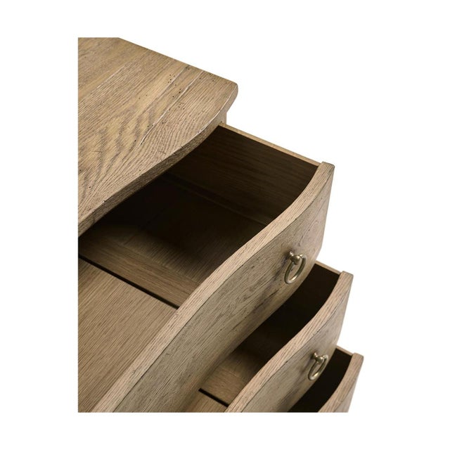 Rustic Modern Three-Drawer Bedside Chest For Sale - Image 9 of 9