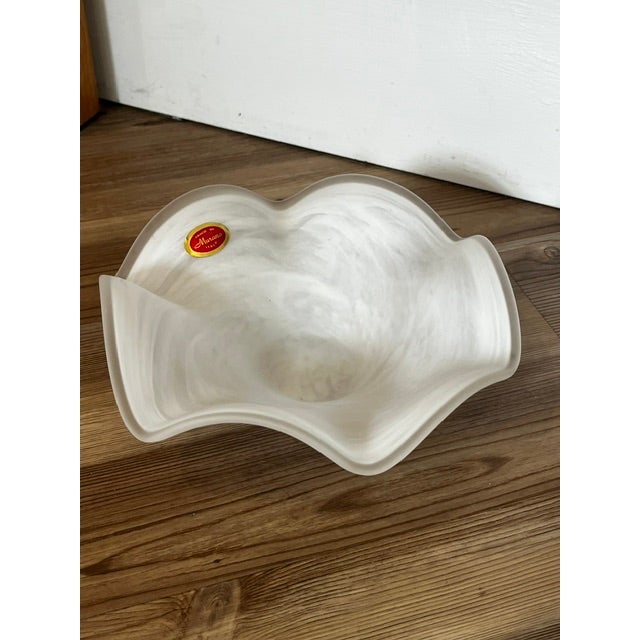 Murano Glass Made in Italy glass decorative bowl or candy dish