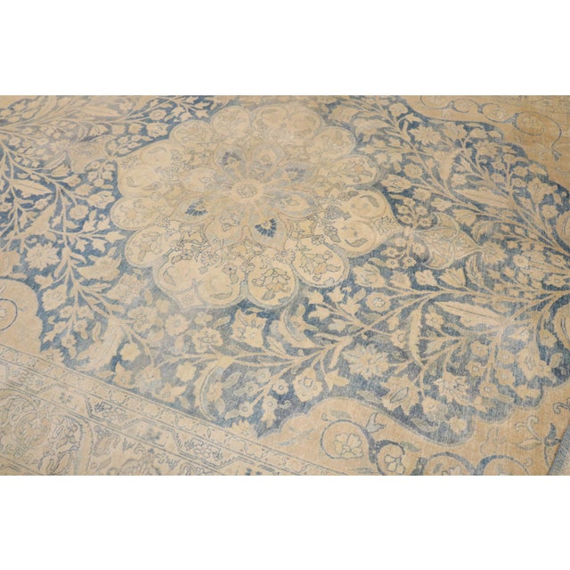 Blue Antique Zabihi Collection Persian Tabriz Rug - 8'2" x 11'4" For Sale - Image 8 of 12