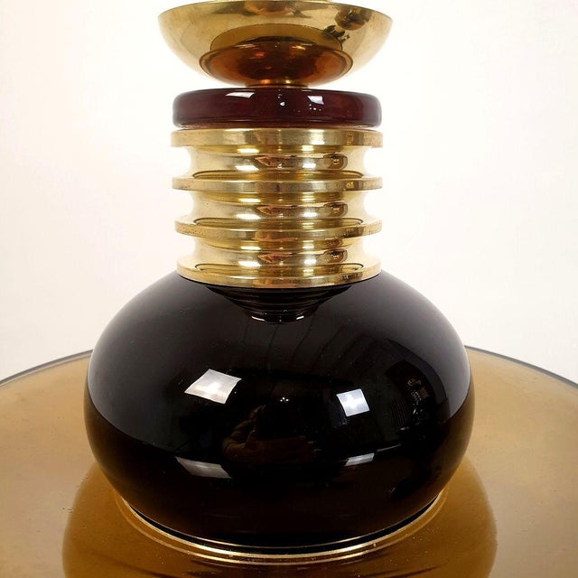 1980s Mid-Century Modern Murano Glass Lamp For Sale In Dallas - Image 6 of 8