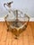 Vintage Art Deco Italian Brass Serving Cart For Sale - Image 4 of 8