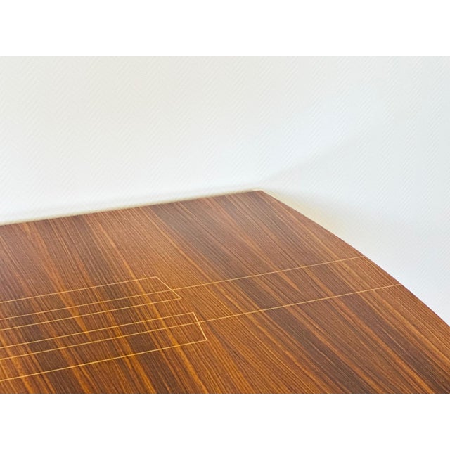Art Deco Dining Table in Varnished Rosewood, 1940 For Sale - Image 15 of 16