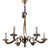 Decco Grande Chandelier in Gold Finish For Sale
