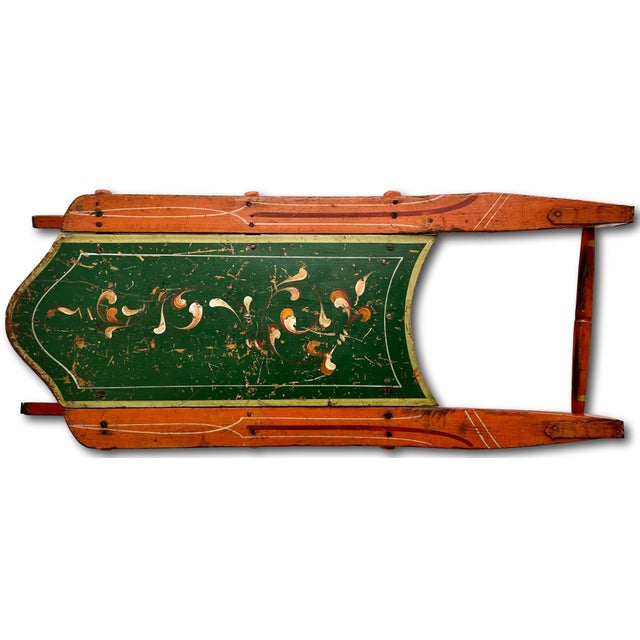 This Really is an Outstanding Example of a Authentic Early American Antique Child's Snow Sled. It Comes from the Classic...