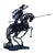 1960s Mid Century Brutalist Metal Wire Don Quixote Sculpture For Sale