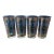 1960s Georges Briard Blue Firenze High Ball Glasses- Set of 4 For Sale
