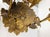 19th Century Electrified Floral Poppy Flower Bronze Candelabra Table Lamp For Sale - Image 17 of 18
