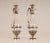 Metal Antique Sterling Silver Decanters and Glass Tableware Neoclassical Silver- Tableware Louis XVI - A Pair For Sale - Image 7 of 13