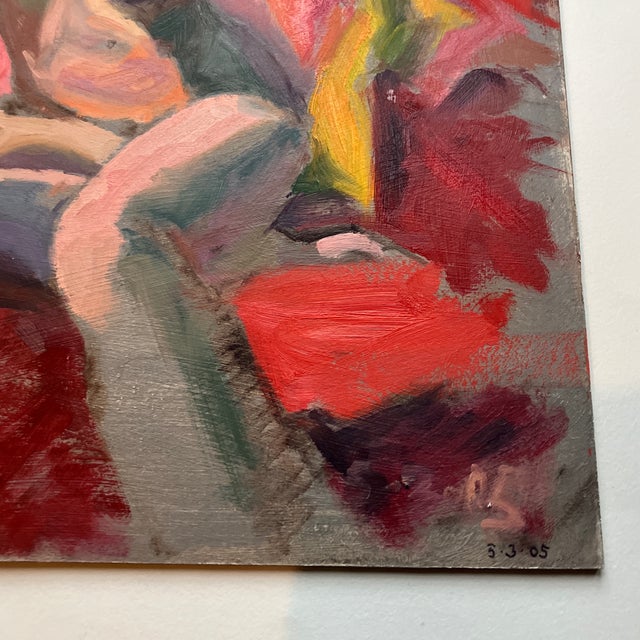 Original 12 x 16 double sided painting on Masonite unsigned unframed Check out my shop, .ROBINS EGG GALLERY, for more!!