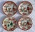 1920’s Antique Japanese Chinoiserie Hand Painted Traditional Geisha Girl & Pagoda Plates & Small Bowls - A 21 Piece Set For Sale In Naples, FL - Image 6 of 10