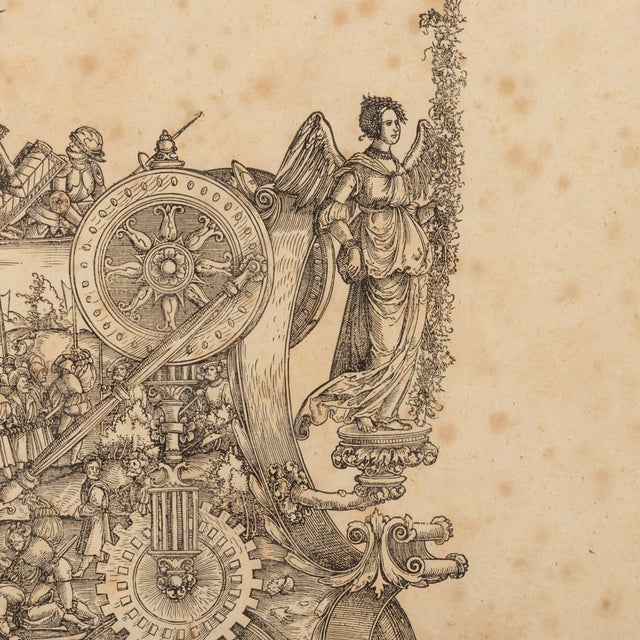 Hans Burgkmair the Elder, Triumphs of Maximilian, 1800s, Woodcut, Set of 3 For Sale - Image 17 of 18