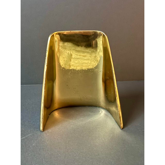 Ben Seibel 1950’s Shovel Bookends Brass Plated Mid-Century Swank For Sale - Image 9 of 12