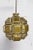 Brass and Glass Faceted Pendant Lamp, France, 1960s For Sale - Image 4 of 12