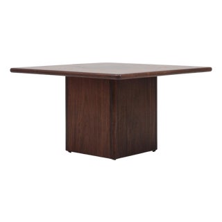 1970s Danish Modernist Pedestal Coffee Table For Sale