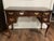 Brown Vintage Mahogany Solid Wood Chippendale Style Executive Desk Excellent For Sale - Image 8 of 12