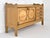 Light Yellow Oak Sideboard with Bronze and Leather Finishes by Guillerme et Chambron for Votre Maison, 1950s For Sale - Image 8 of 8
