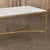 Mid-Century Carrara Marble and Gilded Brass Maison Jansen Style Coffee Table For Sale - Image 9 of 16