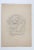 English Vintage Pencil Drawing Architectural Carved Detail For Sale - Image 3 of 4