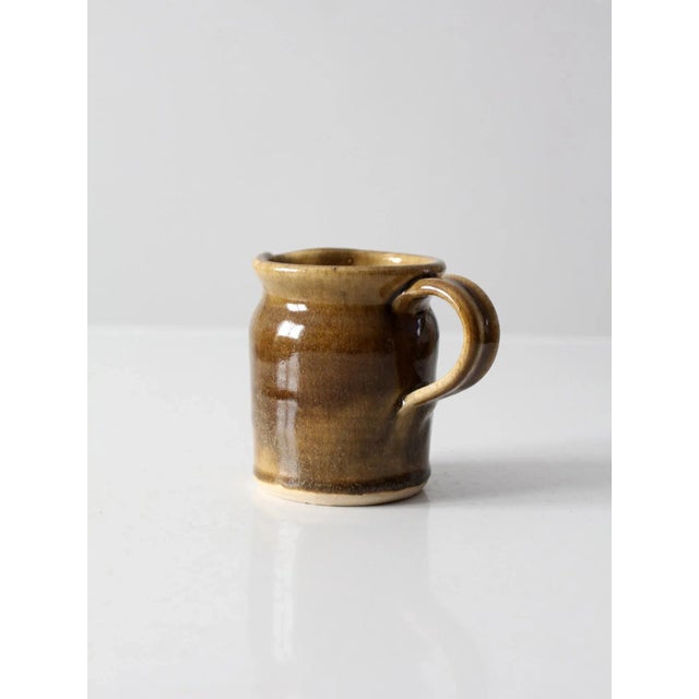 Vintage Studio Pottery Creamer For Sale - Image 4 of 11