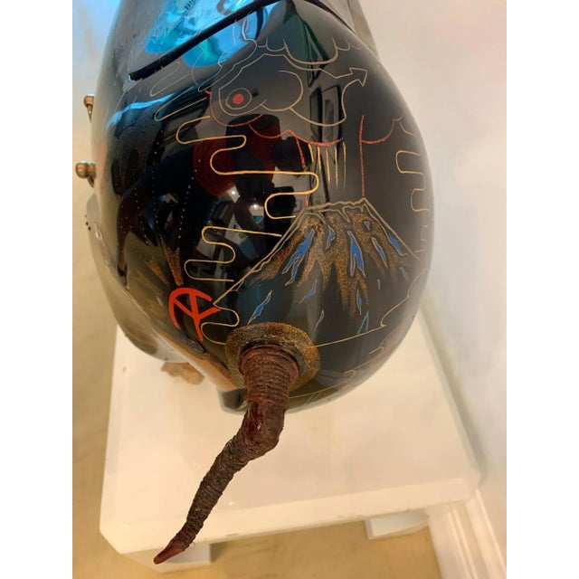 Rhino Contemporary Japanese Lacquer Art by Someya Satoshi For Sale - Image 4 of 13