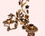 Art Nouveau Vintage Hollywood Regency Style Floral Wall Mounted Brass Candle Holder Wall Sconce For Sale - Image 3 of 4