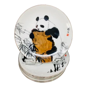 Vintage Pandas of Wu Zuoren Fleetwood Entire Complete Collection Set of 6