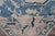 Vintage Turkish Oushak Rug With Dark and Light Blue in Medallion Design For Sale - Image 12 of 12