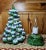 Bottle Green Vintage 1970’s Holland Mold Christmas Tree For Sale - Image 8 of 13