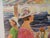 Elyane ADDARI (1936) Dinner at the Harbor Original color lithograph Signed in pencil Limited edition of 200 (the number...