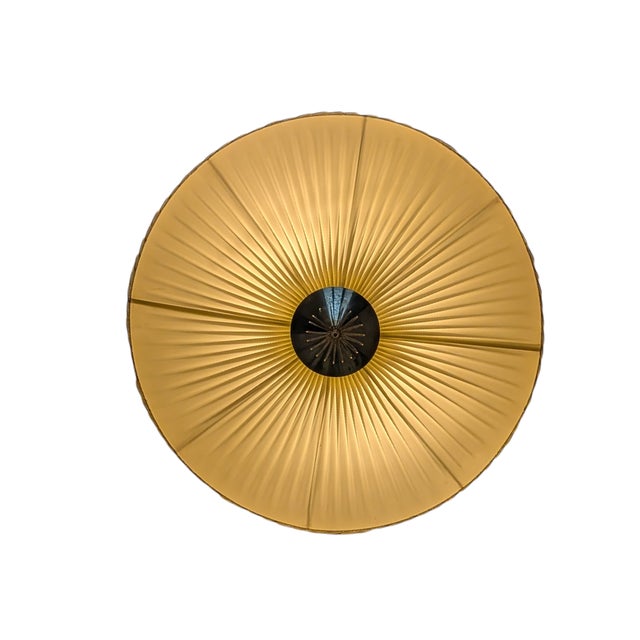 Large Vintage Flush Mount in style of Paavo Tynell, 1950s For Sale - Image 6 of 18
