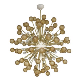 21st Century Amber Burst Sputnik Chandelier by Fabio Ltd For Sale