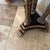 1940s Empire Marble Top Cast Metal Ram Pedestals (2) For Sale In San Diego - Image 6 of 8