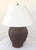 American Lauren by Ralph Lauren Rattan and Wood Table Lamp, With Shade For Sale - Image 3 of 12