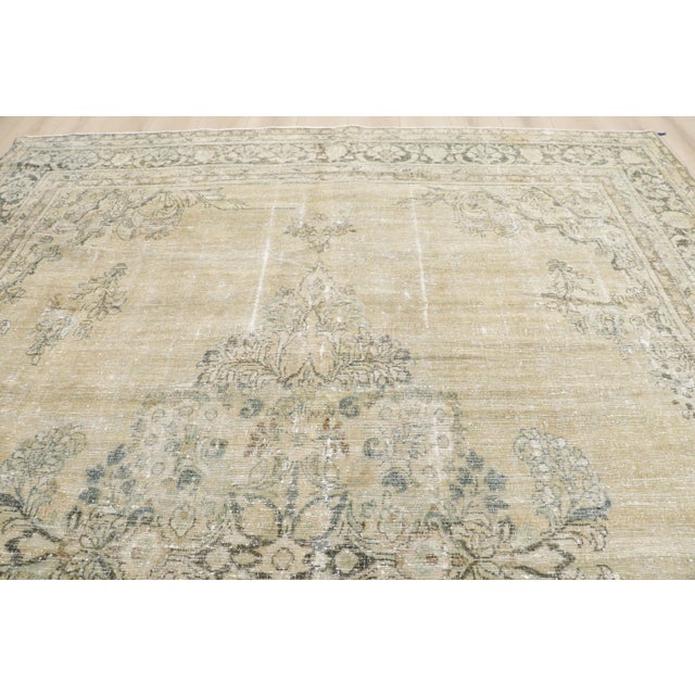 Antique Persian Mahal Rug 09'06 X 12'04 For Sale - Image 15 of 17