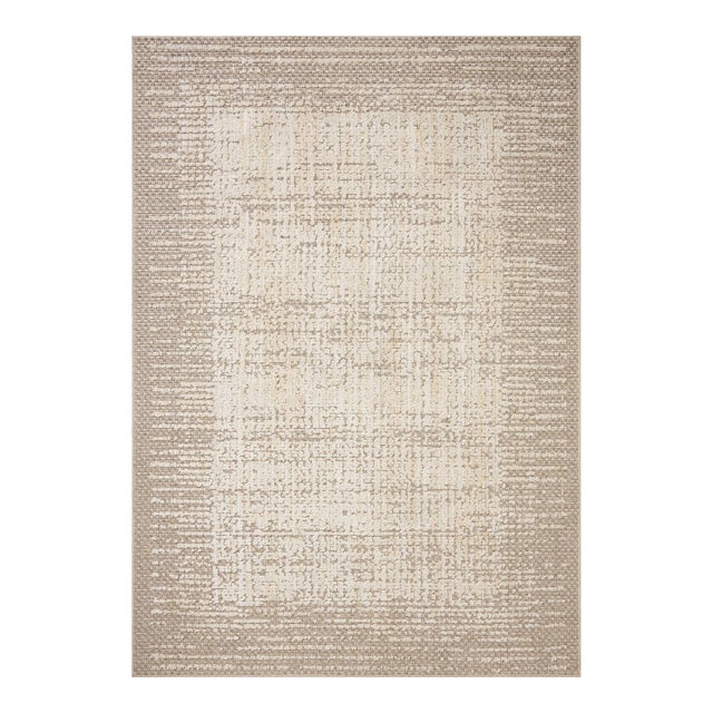 Amber Lewis x Loloi Bexley Rug in Natural / Taupe 11'-6" x 15' Area Rug For Sale