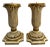 Pair of Italian Gilt Gold Carved Wood Pedestals Table Base For Sale