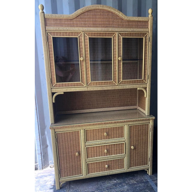 Henry Link Lexington Boho Chic China Hutch Chairish