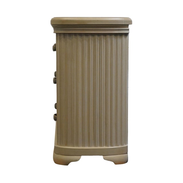 Late 20th Century Century Furniture Cashmere Collection Contemporary Coastal Pickled Wood 43" Low Chest For Sale - Image 9 of 11