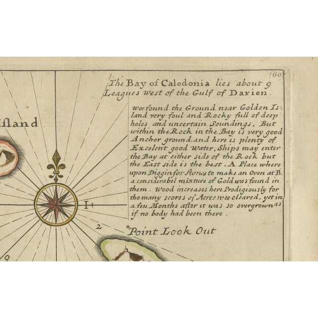 Map of the Failed Scottish Colony of Caledonia in Panama, 1699 For Sale - Image 4 of 10