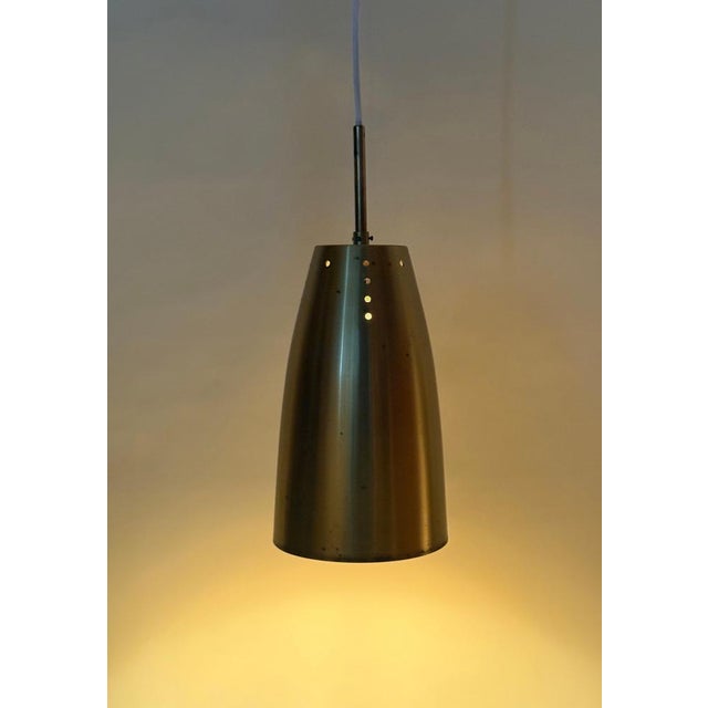 Architectural Brass Church Pendant Light, 1960s For Sale - Image 11 of 15