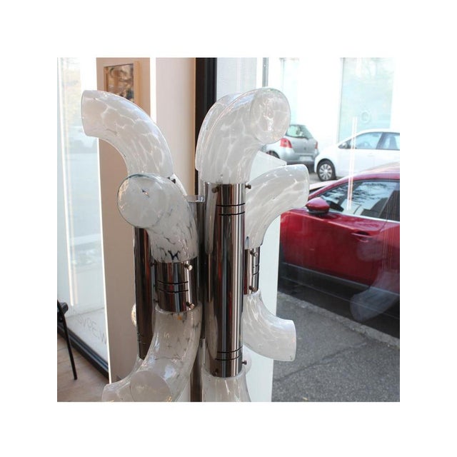 1960s 12-Light Floor Lamp from Mazzega, 1960s For Sale - Image 5 of 12