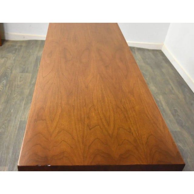Wood Mid Century Modern Walnut Dresser Credenza For Sale - Image 7 of 10