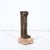 Bronze Art Deco Bronze Telamon Sculpture on Rectilinear Variegated Rose Hue Marble Base For Sale - Image 8 of 10