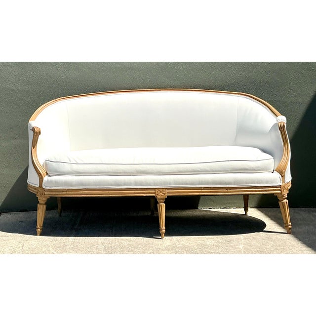 Vintage Carved Canape Sofa For Sale - Image 4 of 12