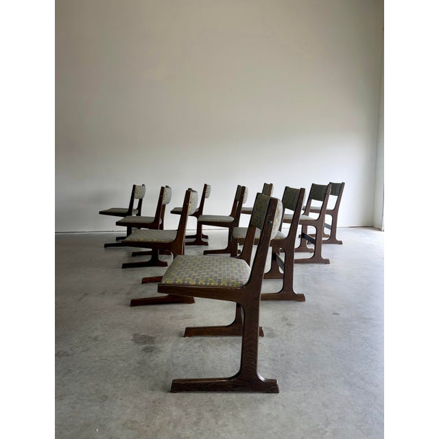 Mid-Century Modern Mid Century Danish Modern Farstrup Cantilevered Dining Chairs, Set of 10 For Sale - Image 3 of 9