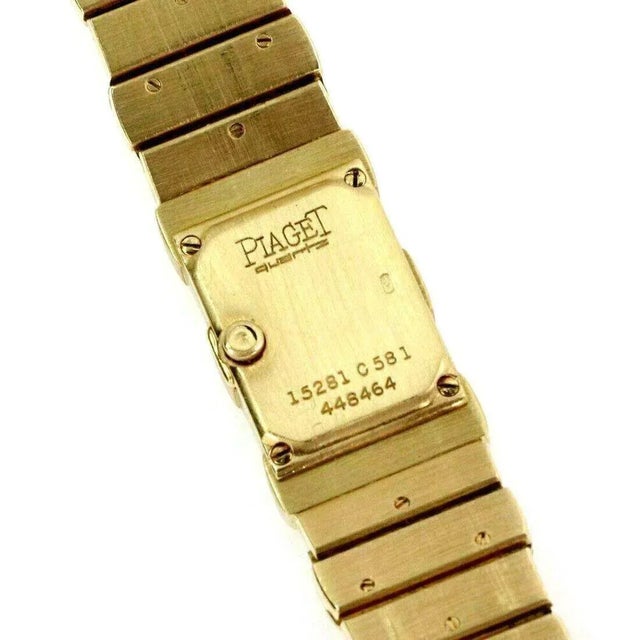 Piaget Piaget Polo 18k Yellow Gold Ladies Quartz Wrist Watch 15281 For Sale - Image 4 of 4