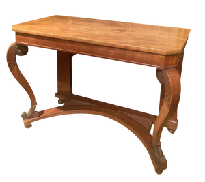 Art Nouveau Italian Wooden Console Table