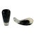 Carl Erickson Biomorphic Art Glass Bowl and Floral Black Sommerso Art Glass Vase Set of 2 For Sale