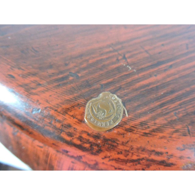 Large Antique Chinese Round Elm Wood Banded Rustic Storage Box / Container With Antiquities Seal For Sale In Tampa - Image 6 of 9