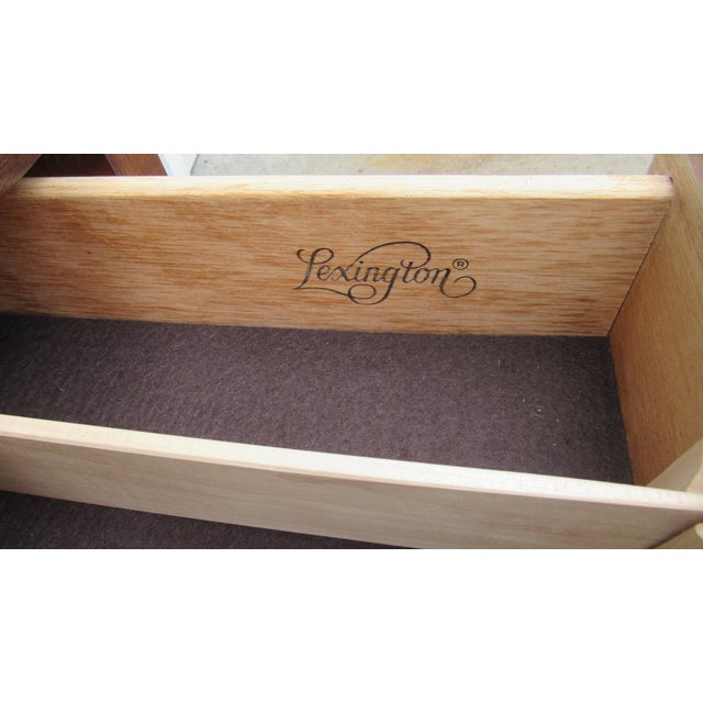 1980s Lexington Mahogany Server Bar Designer For Sale - Image 6 of 8